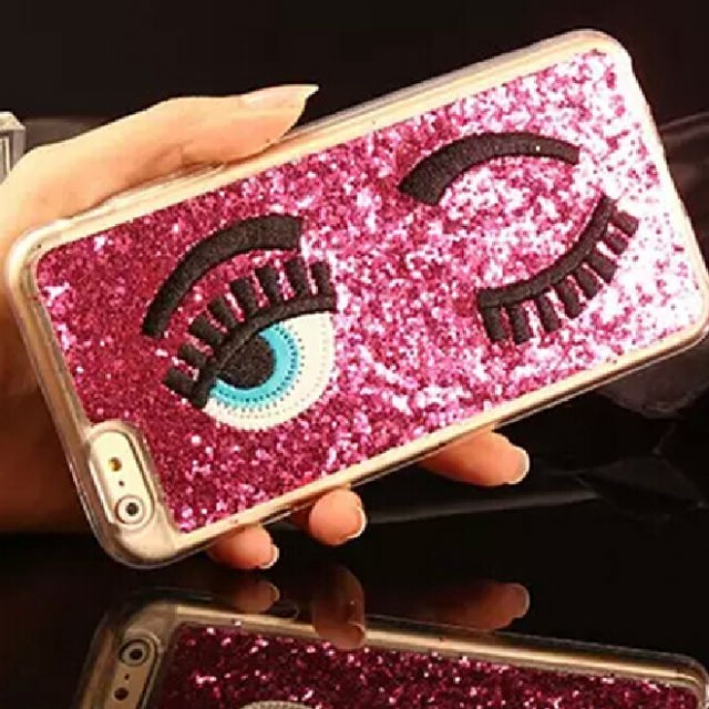 New-High-Quality-For-iPhone-6-Case-Fashion-Soft-TPU-Beauty-Girl-Eyes-Wink-Back-Case