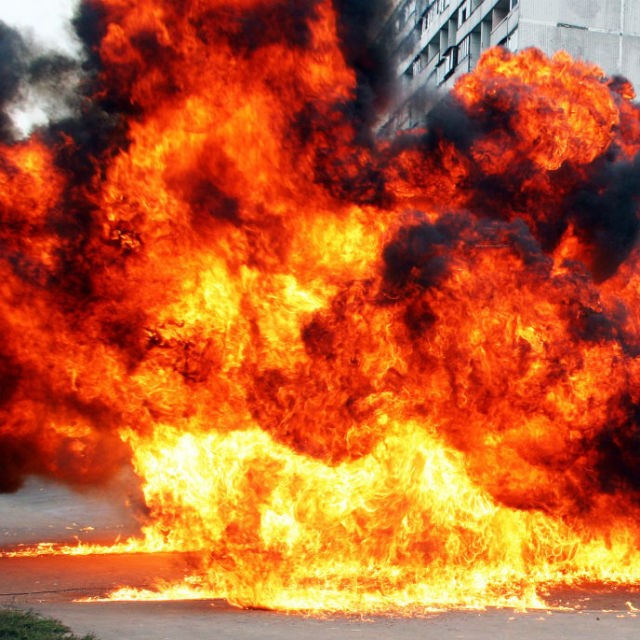 car explosion