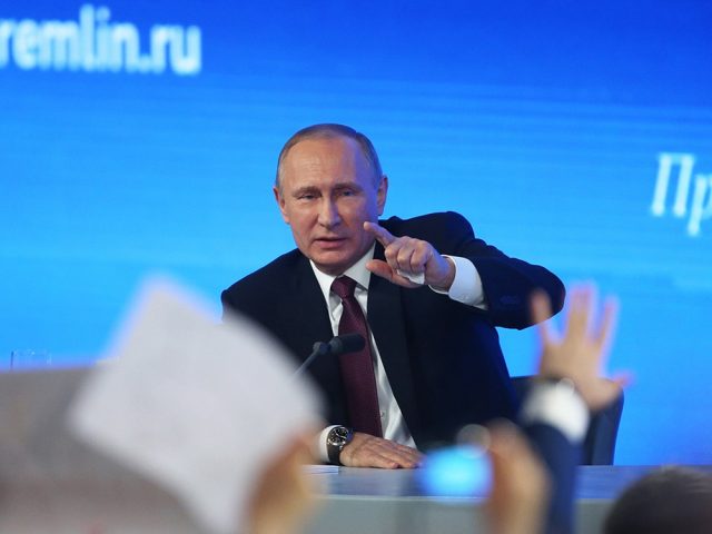 Russian President Putin gives annual end-of-year news conference
