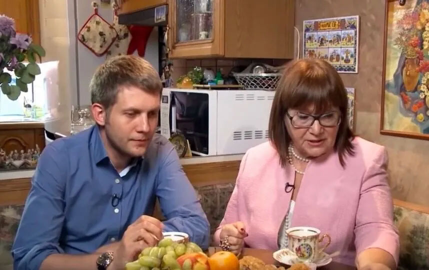 Борис Корчевников с мамой